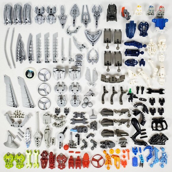 LEGO Bionicle Technic Hero Factory Figure Weapon Mask Armor Parts Piece Bulk Lot - Picture 1 of 11